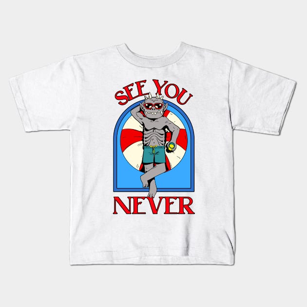 See you Never Evil Kids T-Shirt by Dream the Biggest